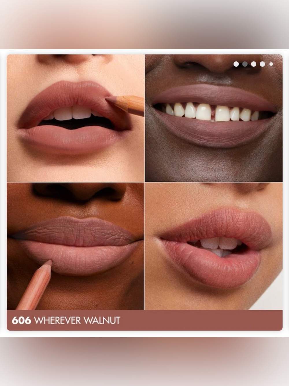 Makeup Forever Lip Liner Pencil — 606 Wherever Walnut (Warm Mauve-Brown)